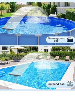 New Pool Waterfall Fountain  for Above and in Ground Pools
